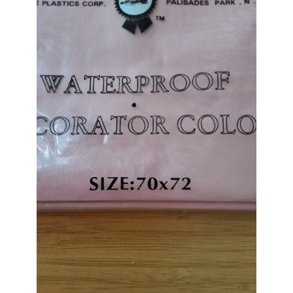Vintage 1993 Better Home Plastics Corp. Vinyl Shower Curtain. 70